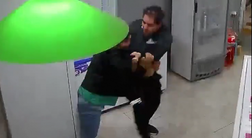 Fight During Ice Cream Shop Robbery In Argentina