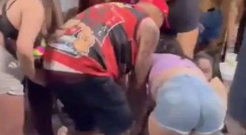 Another Drunk Night Party Fight In Brazil