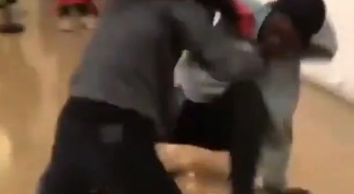 School Bully gets Beat up in Cafeteria