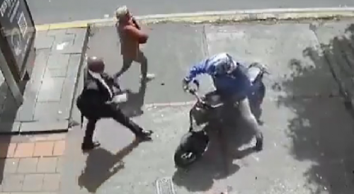 Robbers Of A Woman Face Street Justice in Bogotá, Colombia