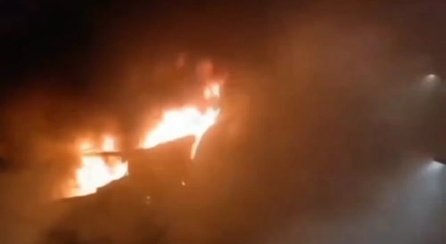 Millitary And Police Station In Bulgaria Set On Fire.