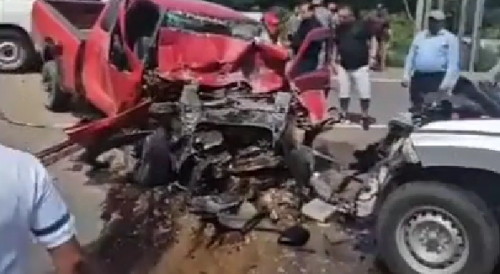 Moment Of Deadly Crash Caused By Drunk Driver On Honduras