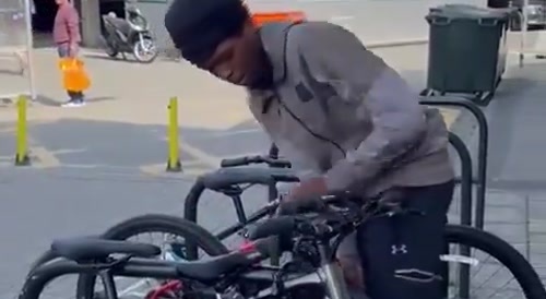 Bicycle theft fail