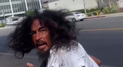 LA Man Catches Homeless Guy Sleeping In His Car