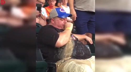 Nasty Drunk Whitey At The Game