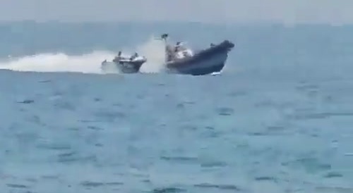 Spanish police boat chases down and runs over migrants vessel