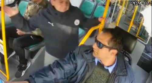 Scumbag Knocks Out Bus Driver For No Reason