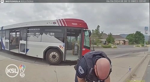 Psychotic Man Tries to Hijack Bus