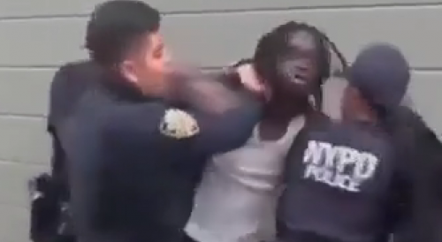 NYPD Punches Wild Thug