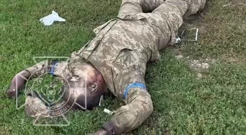 Rotting corpses of Ukrainian occupiers who attacked Russia