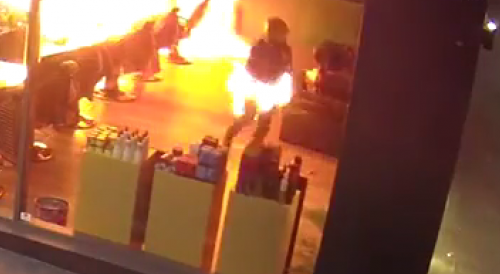 Aussie Arsonist Sets Himself Ablaze