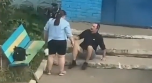 Monster Wife Brutalizing Drunk Husband