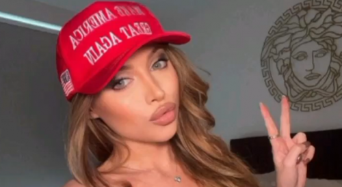 Show your breasts to Donald Trump