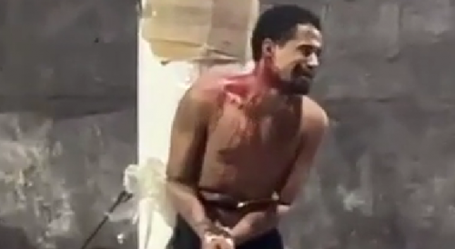 Motorcycle Thief Tortured, Tied To The Pole And  Left To Bleed