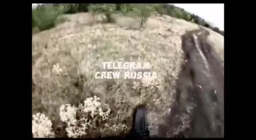 Russian Biker VS Ukranian Drone.