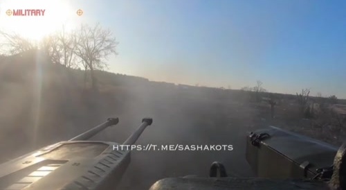 BMP-T At Work In Ukraine.