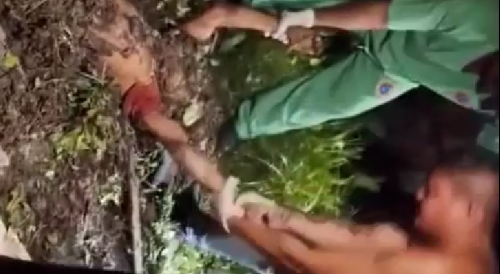 Murder Victim Exhumed From A Shallow Grave