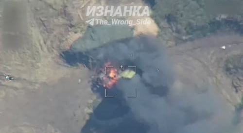 Ukrainian ST-68 radar destroyed by Lancet drone.