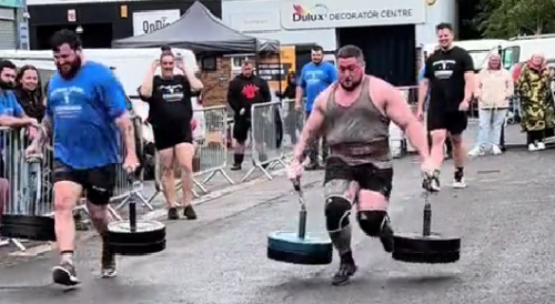 Strongman Athlete Blew Out Both Knees During Competition