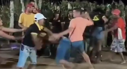 All-in Fight Breaks Out After Street Party In Brazil