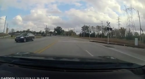 SUV driver on phone crosses divider and hit cam car