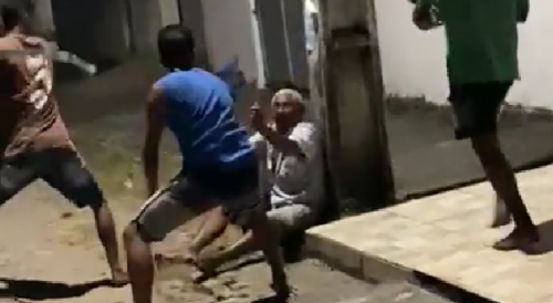 Elderly Perverr Gets Clubbed For Showing Dick To Random Girls