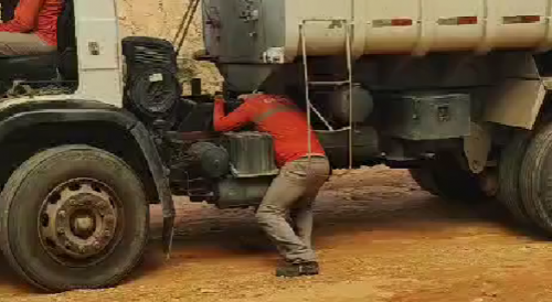 Man is crushed by dump truck while at work