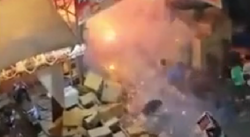 INDIA , Fireworks:they explode and burn.