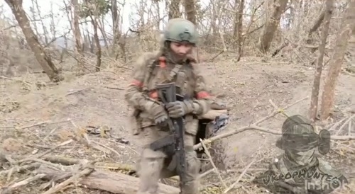 Ukrainian anti-tank crew killed in their hideout.