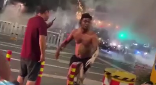 E-Bike Rider Survives Fiery Accident