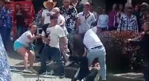 Machete Fight In Antioquia, Colombia