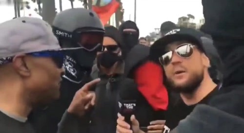 Compilations of protesters who are being “fucked”