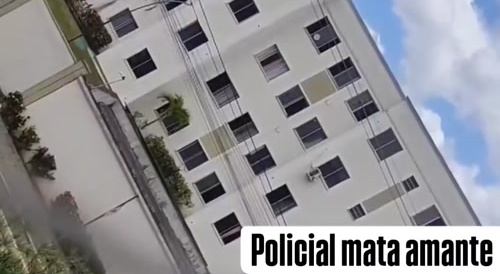 Police officer throws woman's lover out of hotel in Brazil