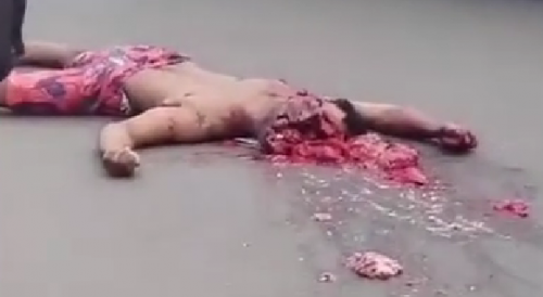 Suicide By Truck In Brazil (aftermath)