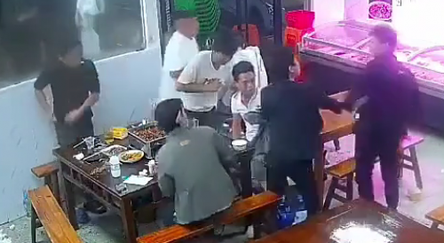 Fight Inside Chinese Restaurant