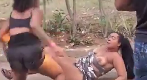 Topless Fight in Rio Grande