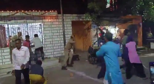 Cop Locks Himself Inside Temple To Escape Violent Gamblers Armed With Sticks And Stones