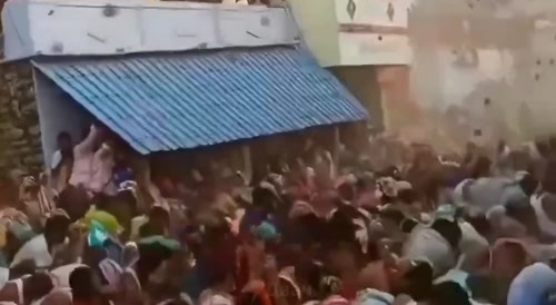 Cow Shit Battle In India