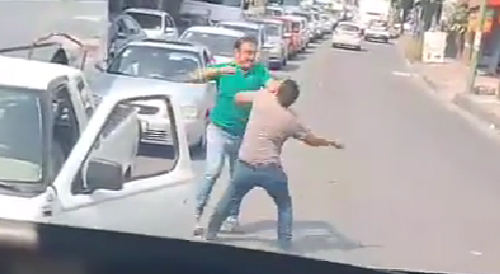 Road Rage Fight In Mexico