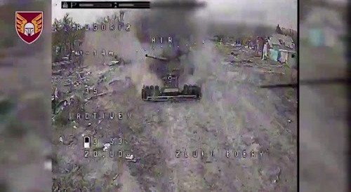 Ukrainian drones destroy armorsd units