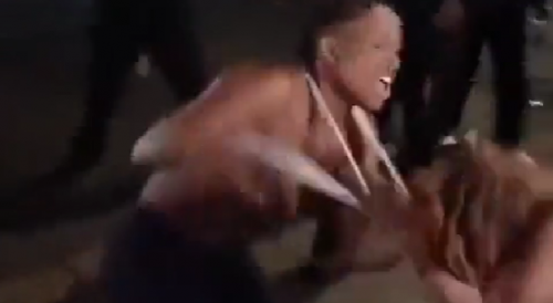 Titties OUT Fight In San Francisco