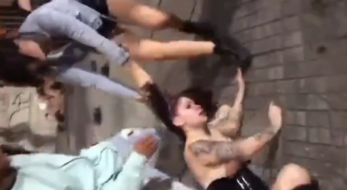 Trashy Girls Fight In Argentina