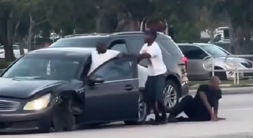 Good Samaritans catch up to a Hit & Run driver that damaged several cars