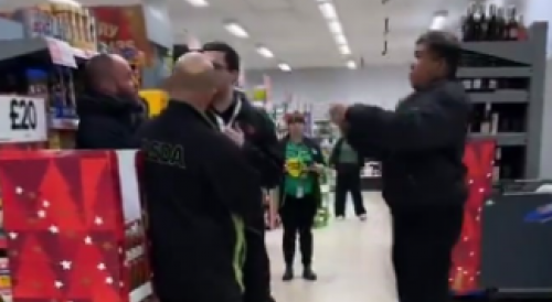 Shoplifter gets taught a lesson