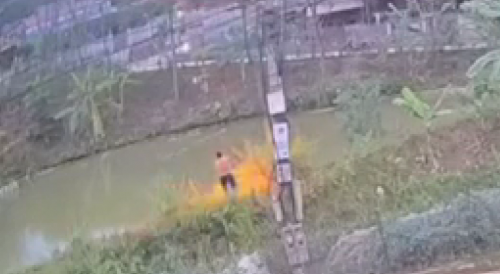 Another Electrocuted Fisherman In Vietnam