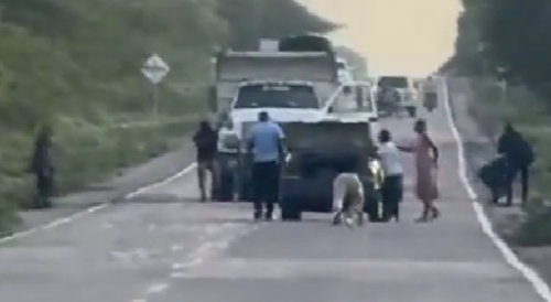 Robbery On Colombian Freeway