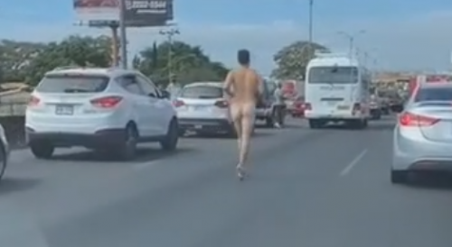 Mexican representative loses his mind and strips naked in Costa Rica