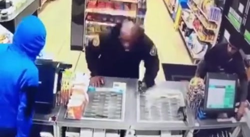 Right place at the right time: Cop Foils Robbery