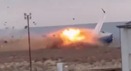 Moment Of Deadly Plane Crash In Kazakhstan