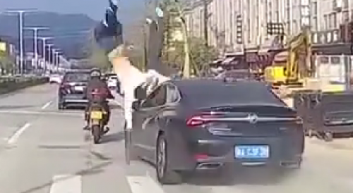 Chinese Driver Takes No Prisoners